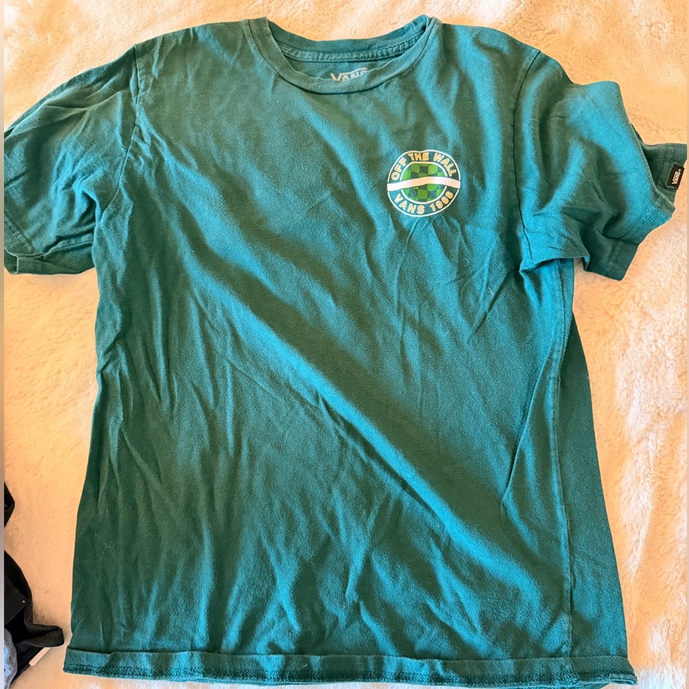 Vans Teal/green Kids Shirt